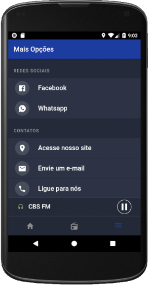 Rádio CBS FM Screenshot 1