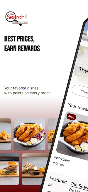 The Search Bar & Restaurant Screenshot 0