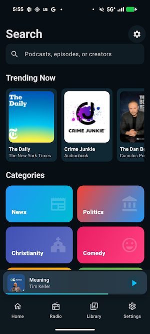 OpenStream - Podcast & radio Screenshot 1