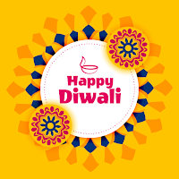 Diwali Wishes, Rangoli & Diyas