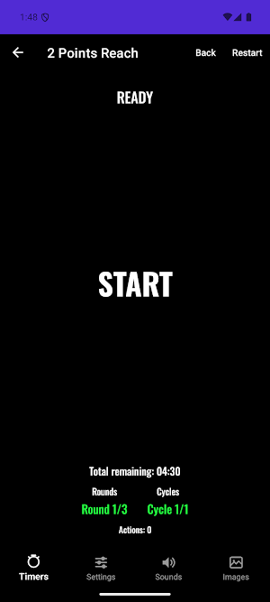 Reaction Timer: Agility Drills Screenshot 2