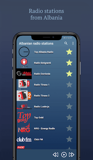 Albanian radio stations Screenshot 0
