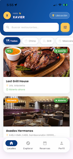 Reservadito Screenshot 2