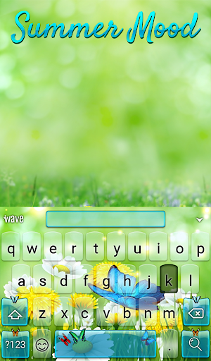 Summer Mood Animated Keyboard  Screenshot 1