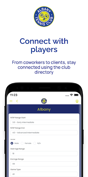 Albany Tennis Club Screenshot 2