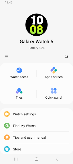 Galaxy Watch5 Plugin screenshot 3