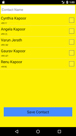 Phone Book Location Screenshot 2