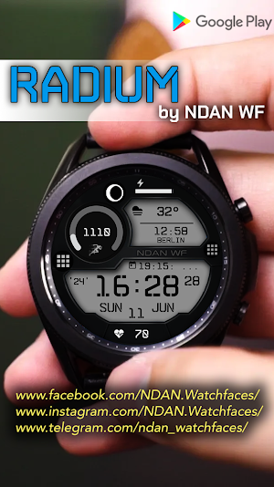 Radium Watchface by NDAN Screenshot 1