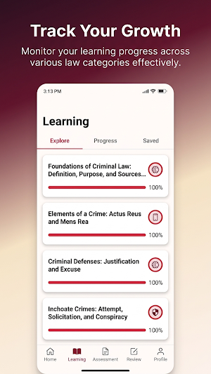 Criminal Law Study Screenshot 1