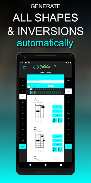 FABULUS Guitar Chord Namer App Screenshot 2