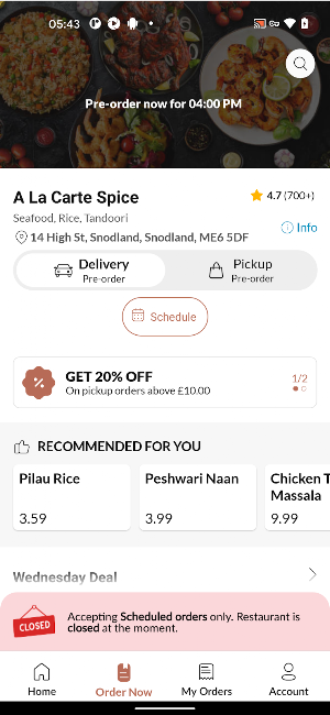 A La Carte Spice Screenshot 2