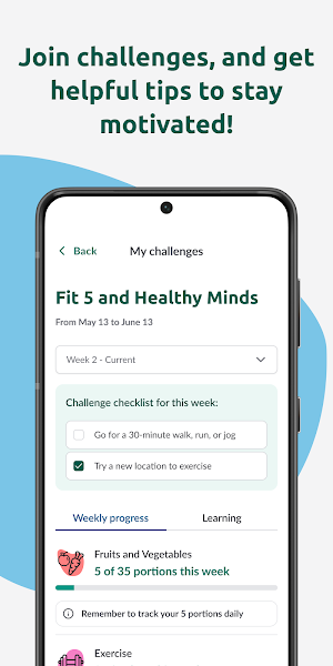 Special Olympics Fitness App Screenshot 2
