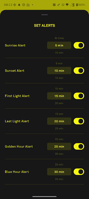 Sunrise Sunset Tracker Screenshot 1