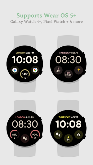 Pixel Utility Watch Face Screenshot 1