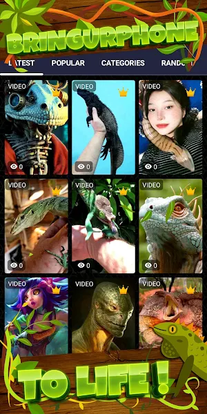 lizard wallpaper Screenshot 1
