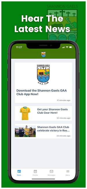 Shannon Gaels GAA & LGFA Screenshot 1