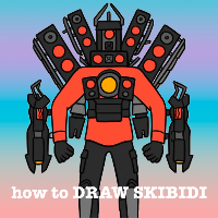 How to draw skibibi