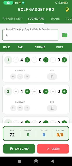 Golf Gadget Pro Screenshot 2