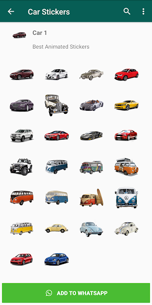 Car Stickers for WhatsApp Screenshot 2