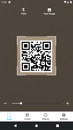 Ad-free QR & Barcode Scanner Screenshot 0
