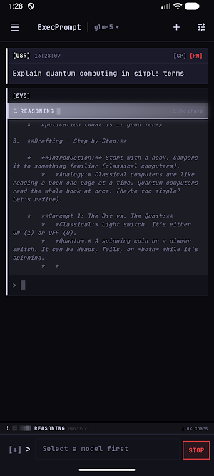 ExecPrompt Screenshot 0