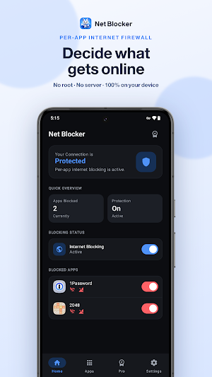 Net Blocker: App Firewall Screenshot 0