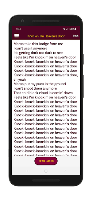 Guns N Roses Lyrics Wallpaper Screenshot 3