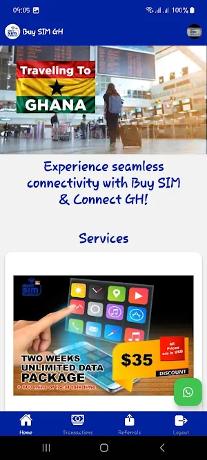 RentSim Ghana: SIM Cards/e-SIM Screenshot 0