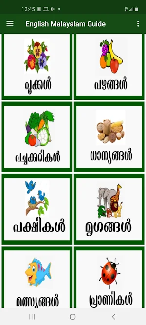 English Malayalam Guide Screenshot 0