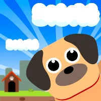 Puppy in the clouds