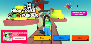 obby parkour escape sky tower Screenshot 0