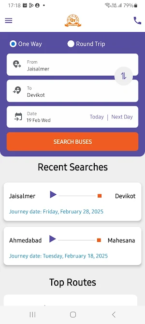 Gorsiya Travels Screenshot 0