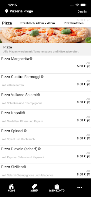 Pizzeria Prego Screenshot 2
