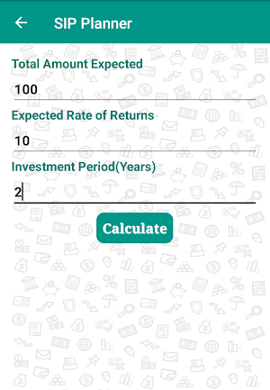 Easy SIP Calculator Screenshot 2