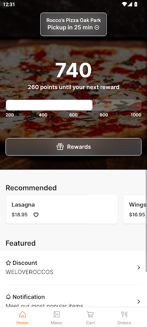 Rocco’s Pizza Screenshot 0