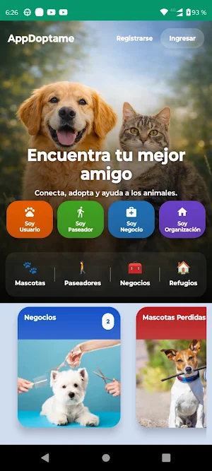 AppDoptame Screenshot 1