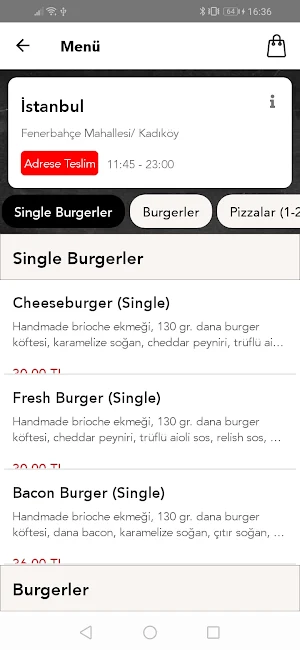Ausgang Burger&Pizza Screenshot 1