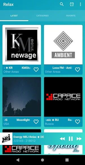Relax music radios online Screenshot 0