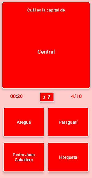 Mapa de Paraguay - Quiz Screenshot 1