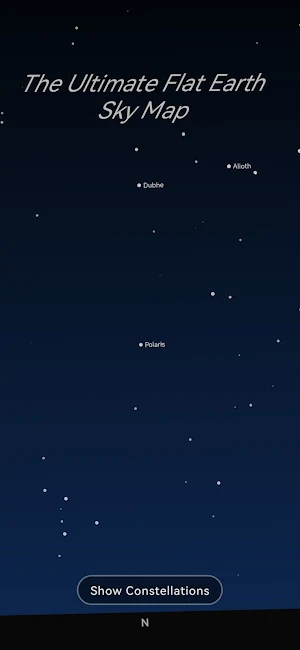 SkyFlat: Flat Earth Sky Map Screenshot 0