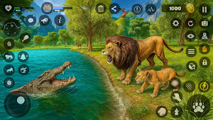 Jungle Beast Family Lion Games Screenshot 3