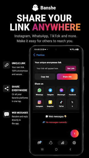 Banshe: Anonymous Chat Screenshot 1