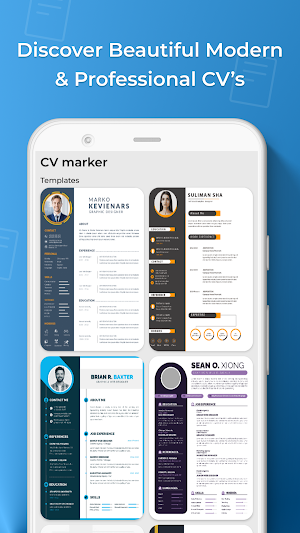 Modern CV Maker : CV Maker Screenshot 0