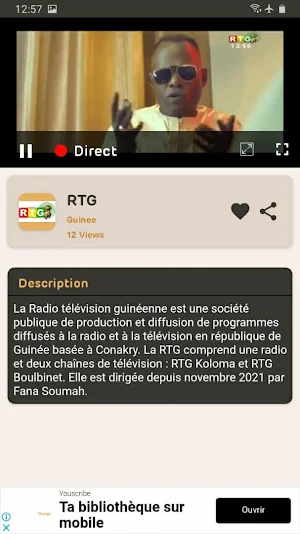Guinee TV Direct Screenshot 2