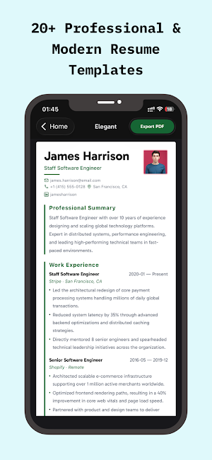 CV Maker - Easy Resume Editor Screenshot 0