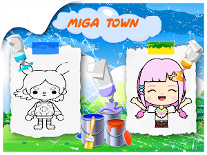 Miga Town Hotel Ideas Coloring Screenshot 0