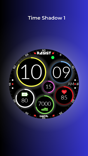 Time Shadow 1 Watch Face Screenshot 0