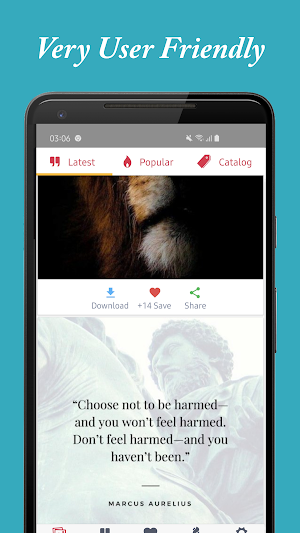 Stoic Quotes - Epicurus Aurelius Greek Philosophy Screenshot 1