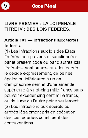 Code Pénal du Cameroun Screenshot 1