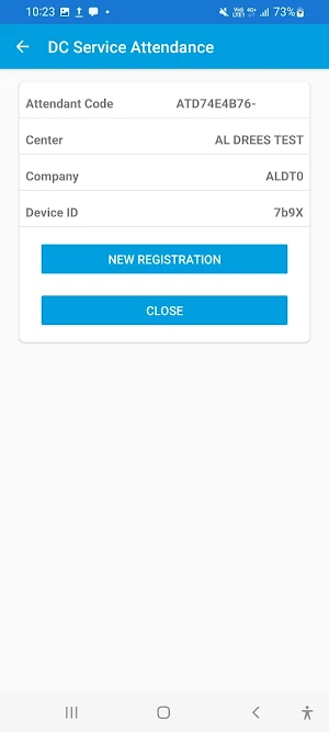 Aldrees Attendant App Screenshot 2